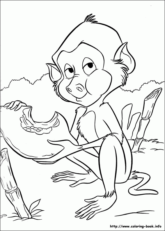Tarzan kolorowanki